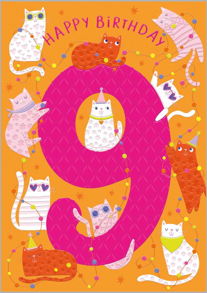 9th Birthday Cards