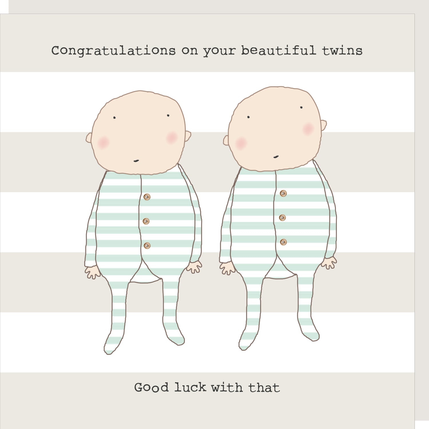 Twins Baby Cards