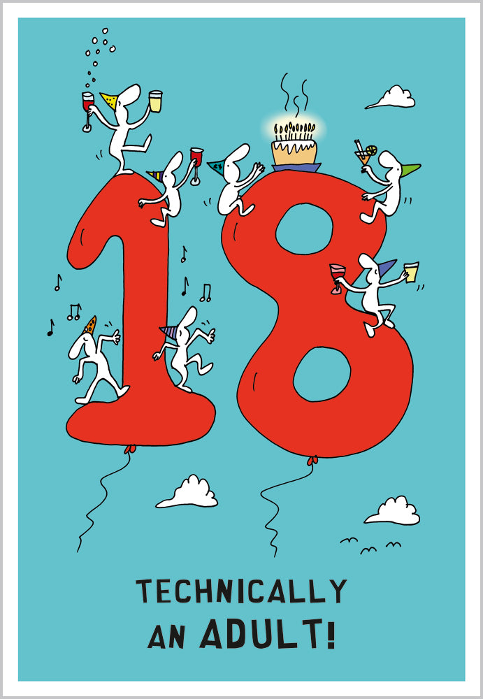 Age 18 Birthday Cards