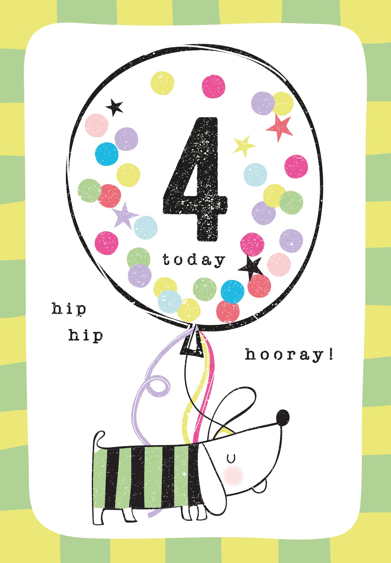4th Birthday Cards