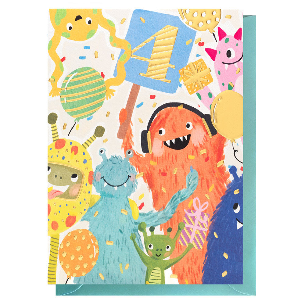 4th Birthday Cards