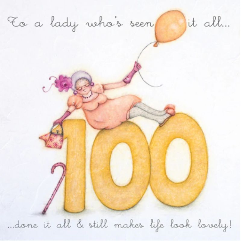 Age 100 Birthday Cards