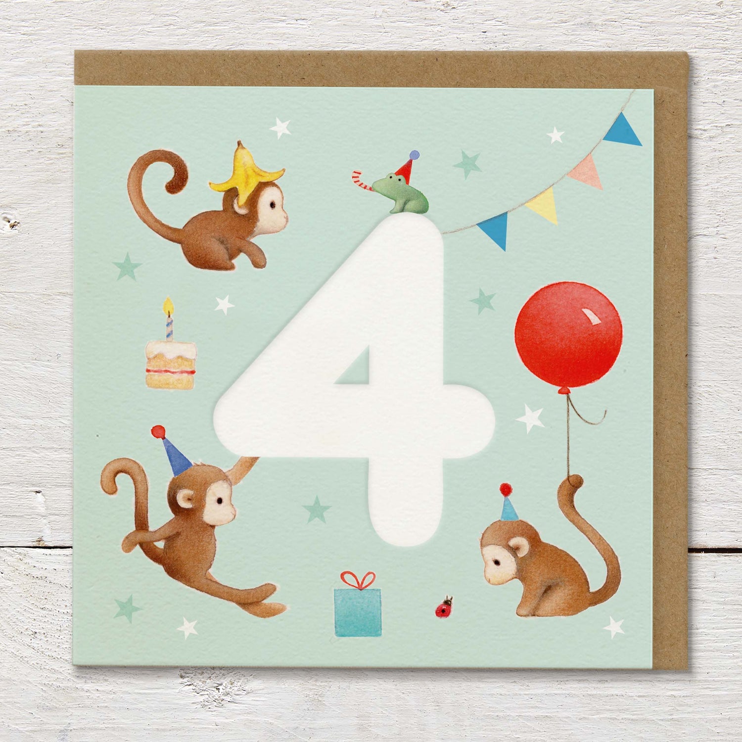 4th Birthday Cards