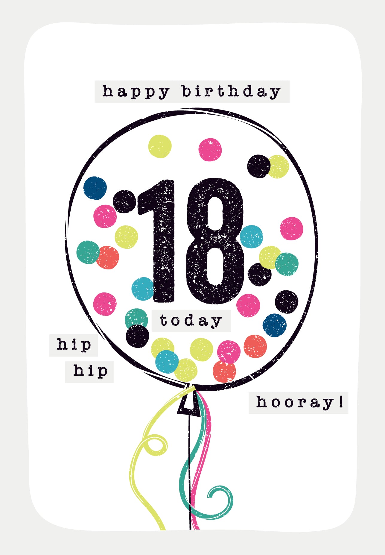 Age 18 Birthday Cards