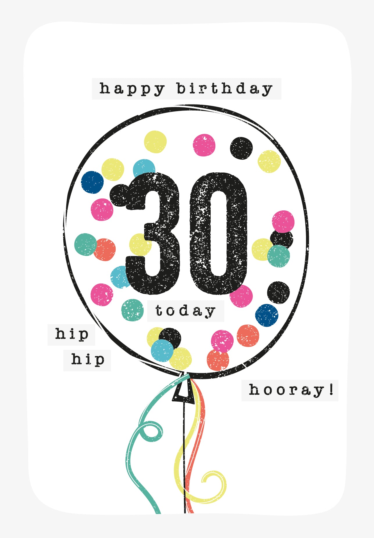 Age 30 Birthday Cards