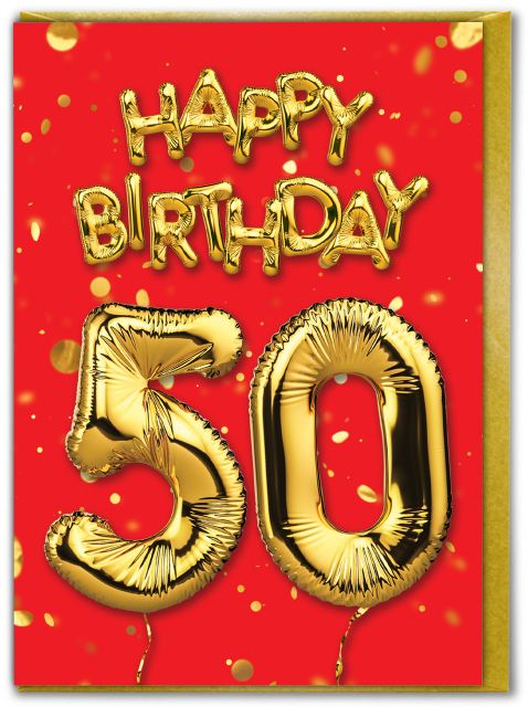 Age 50 Birthday Cards