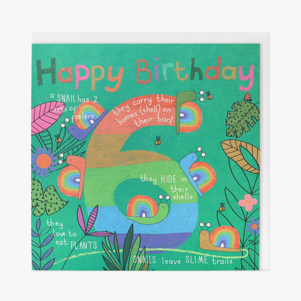 6th Birthday Cards